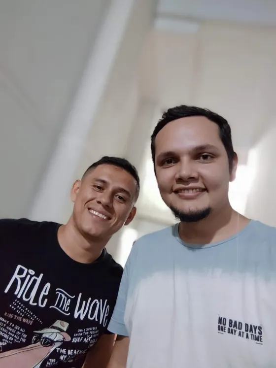 Foto con la comunidad tomada el 5 de agosto de 2022