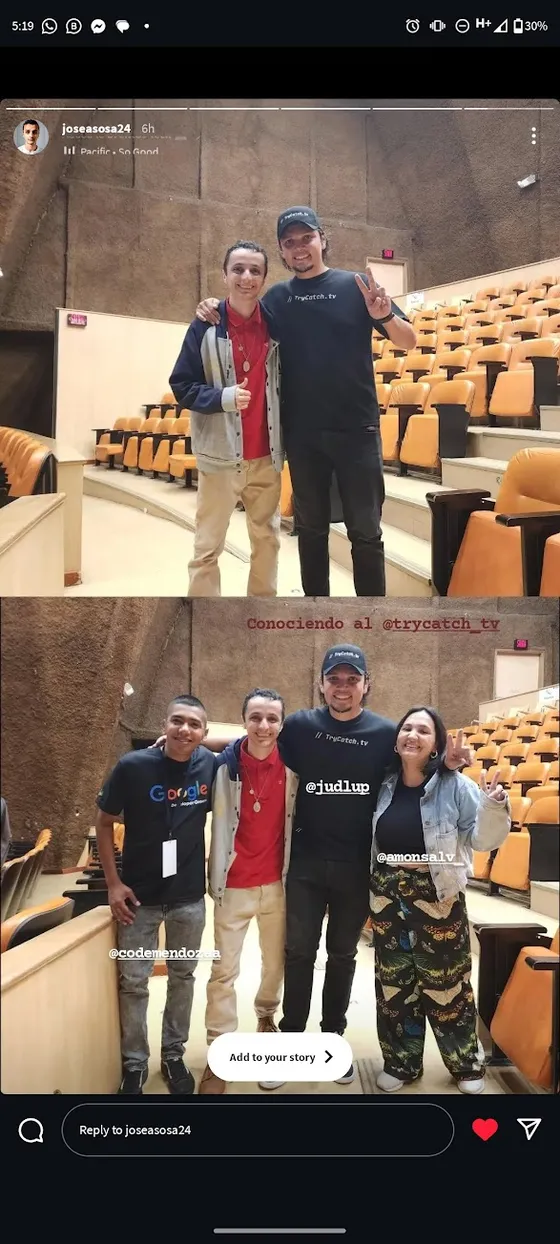 Foto con la comunidad tomada el 24 de noviembre de 2024