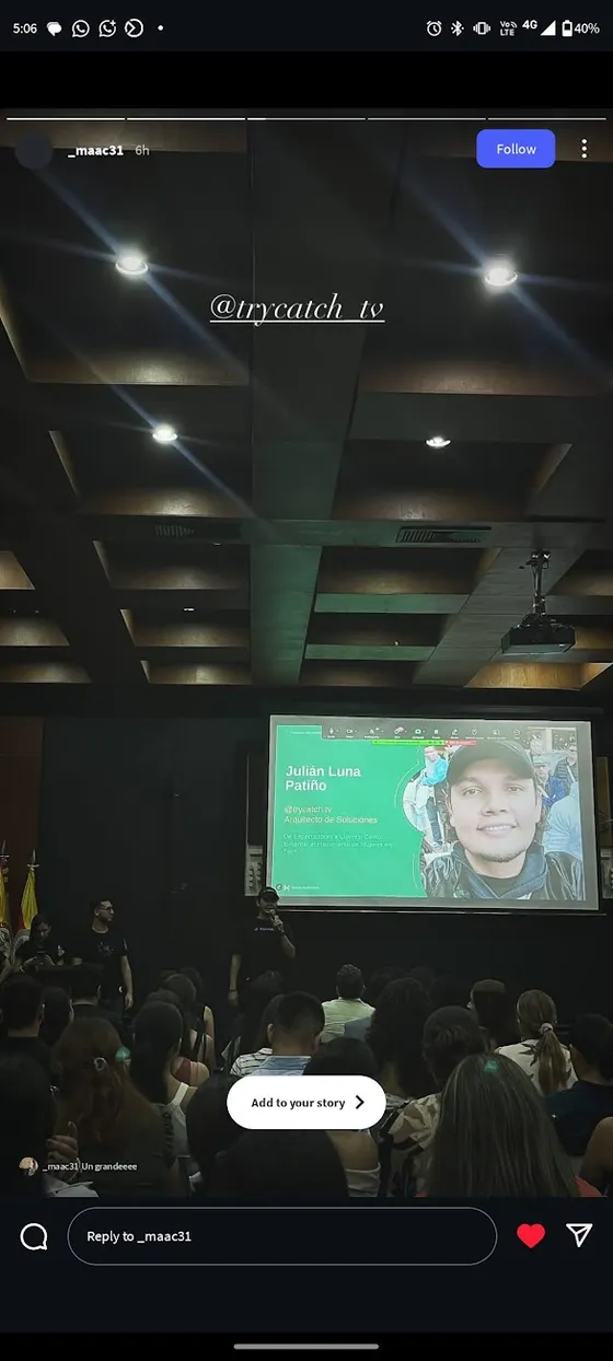 Foto con la comunidad tomada el 22 de marzo de 2025